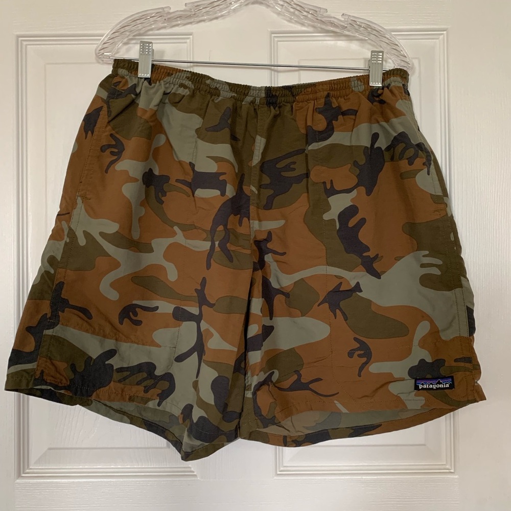 Patagonia Baggies, Camo, Men’s XL